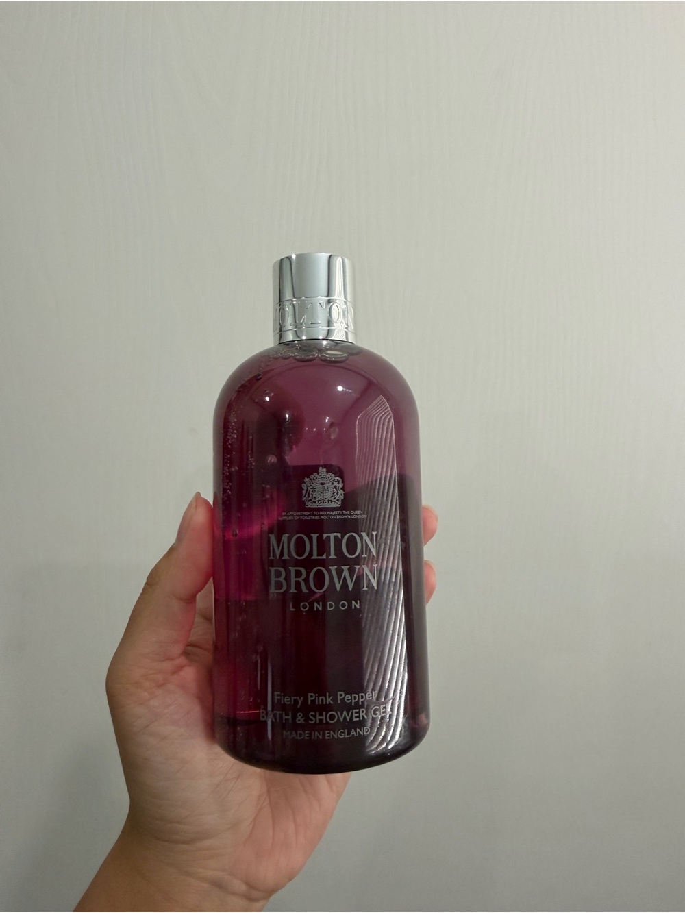 Molton Brown London Fiery Pink Pepper Bath & Shower Gel 10 oz - Made in England